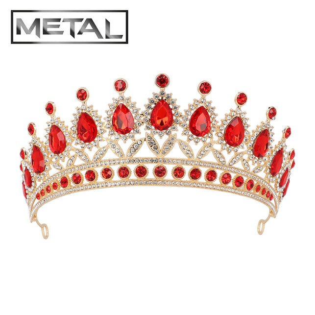 Tiara Royal Christina goud detail