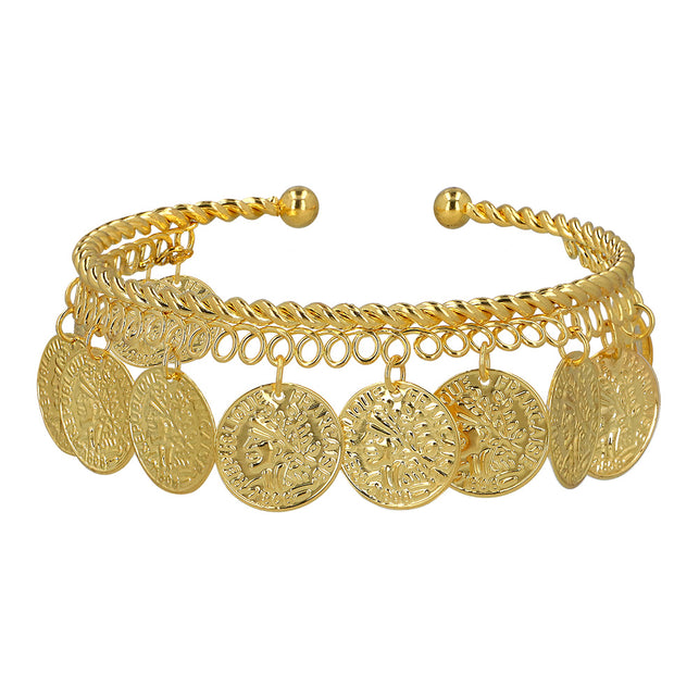 Armband Nefertari smal goud detail