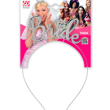Bruids tiara voor dames zijaanzicht – accessoires