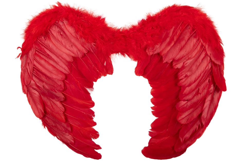 Veren vleugels duivel rood luxe — foto 2
