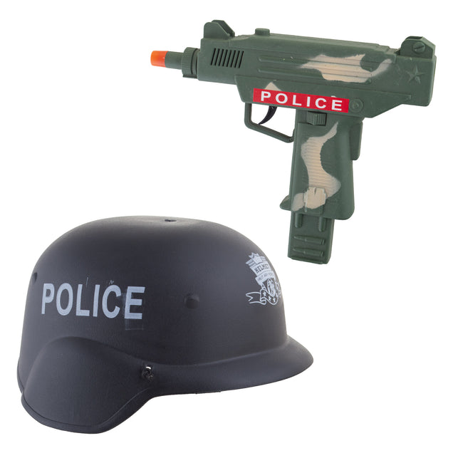 Politie helm met uzi kind — foto 2