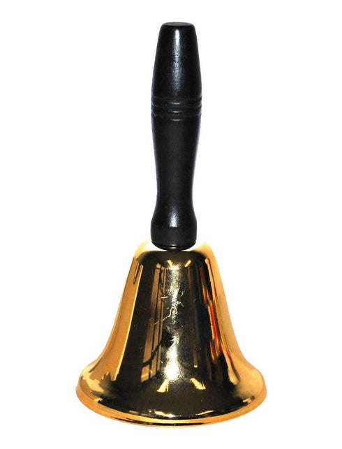 Bel kerstman in goud kleur