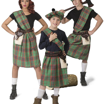Groene Schotse kilt kinderen — foto 4