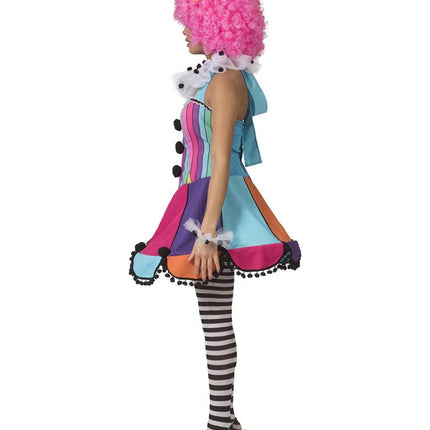 Regenboog clown jurkje Patty dames — foto 2