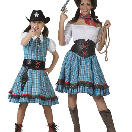 Cowgirl jurkje Blue Bird meiden — foto 4