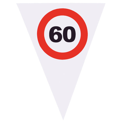Vlaggenlijn 60 jaar verkeersborden