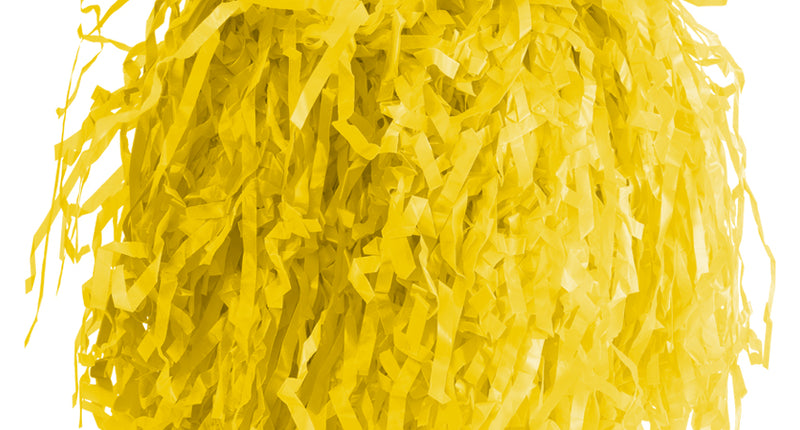 Pom pom Cheerleader ringgreep geel
