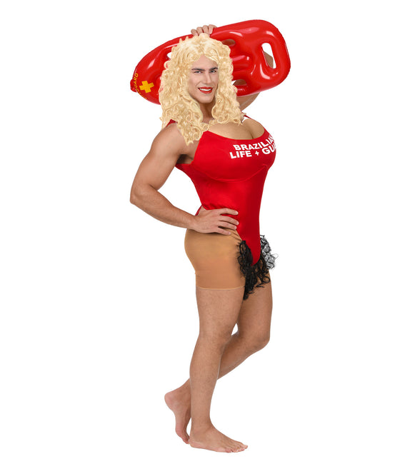 Braziliaanse lifeguard pak volwassenen