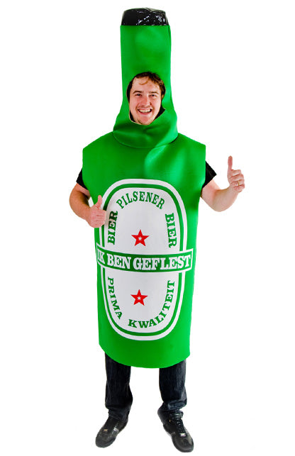 Bierfles kostuum ik ben geflest