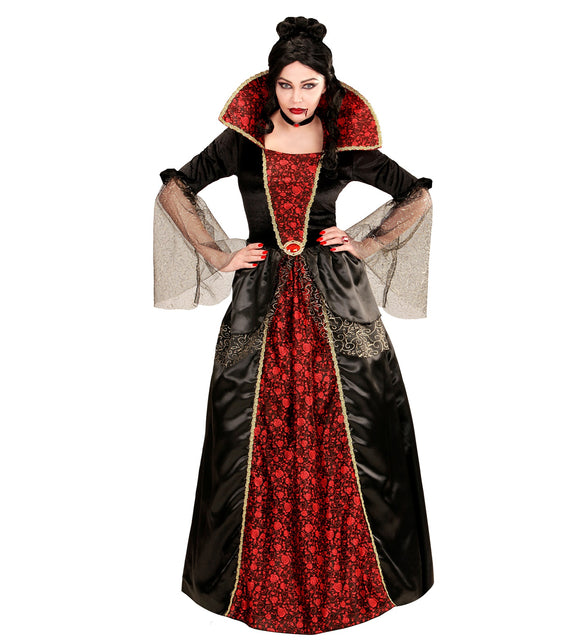 Vampieren jurk zwart rood creepy — foto 2