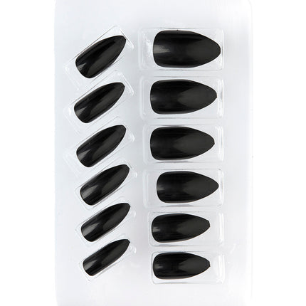 Stiletto nagels zwart — foto 2
