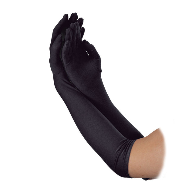 Lange handschoenen zwart
