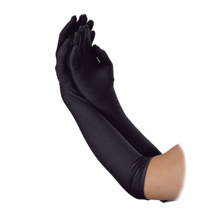 Lange handschoenen zwart