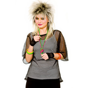 Visnet t-shirt 80-jaren zwart — foto 2