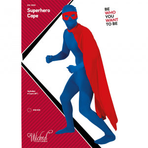 Cape super held rood
