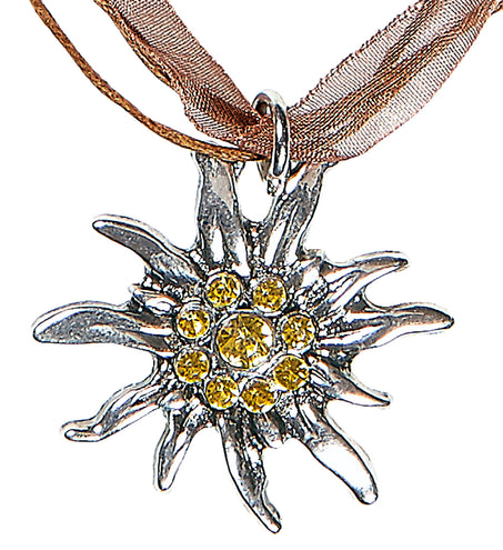 Tiroler halsketting  edelweiss