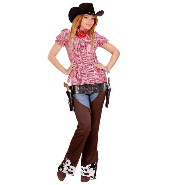 Beierse Blouse rood wit — foto 3