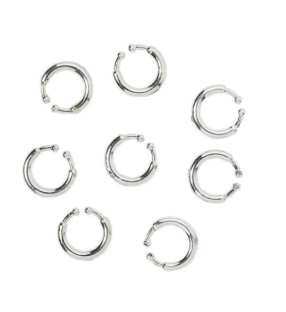Nep piercing clip in zilver — foto 2
