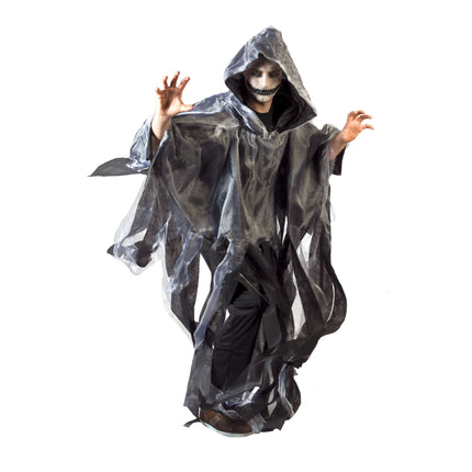 Grijze Zombie cape voor Halloween — foto 2
