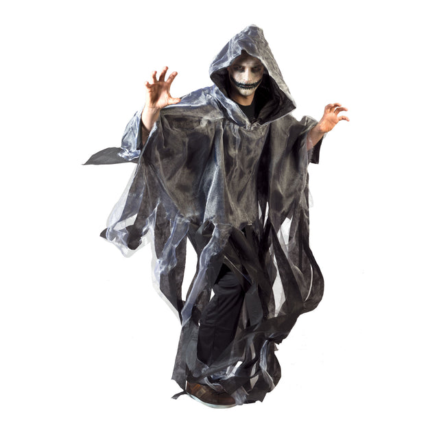 Grijze Zombie cape voor Halloween — foto 2