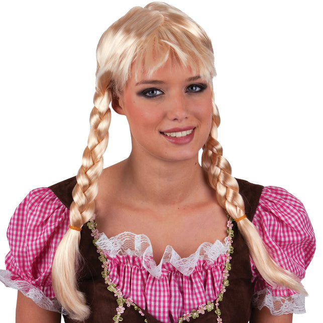 Tirolerpruik Grätel met vlechten