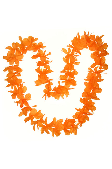 Hawaii krans in oranje