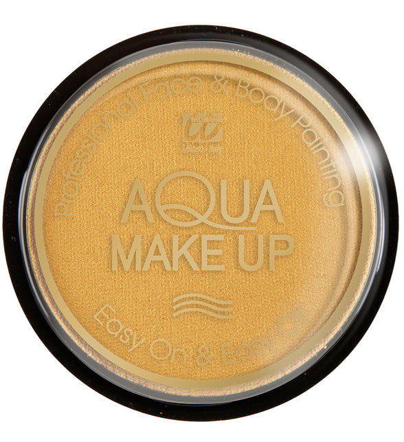 Gouden schmink aqua metallic