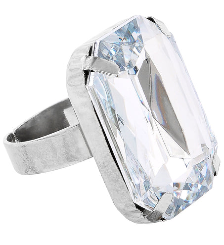 Ring met nep diamant