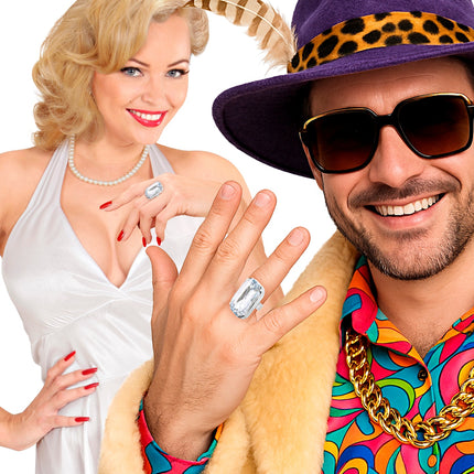 Ring met nep diamant — foto 4