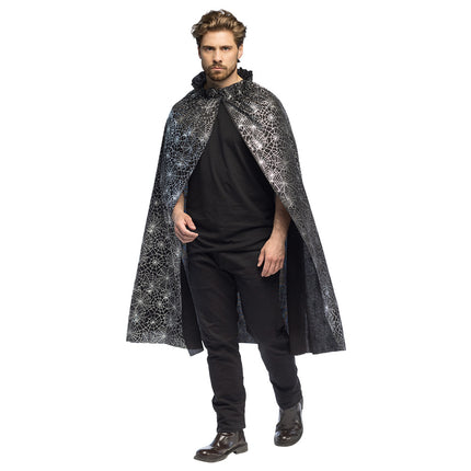 Cape Spider zwart zilver detail