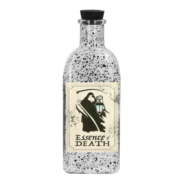 Glazen flesje Essence of death heks Halloween 19,5 cm