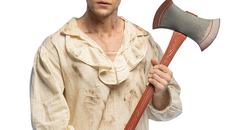Bijl Warblade 78 cm middeleeuws viking Halloween