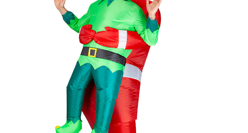Opblaasbare gedragen door Kerstman/Elf