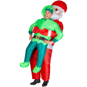 Opblaasbare gedragen door Kerstman/Elf — foto 3