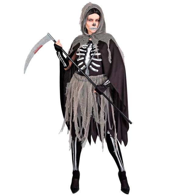 Grimreaper kostuum dames Skelety