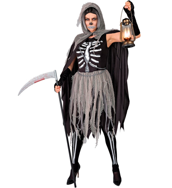 Grimreaper kostuum dames Skelety — foto 3