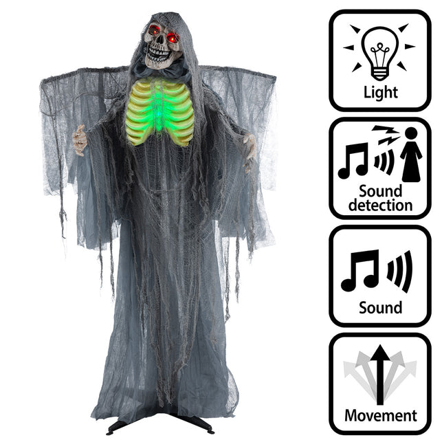 Staande decoratie Crypt keeper 170 cm Halloween LED