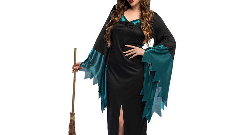 Heksenbezem Classic 95 cm bamboe Halloween
