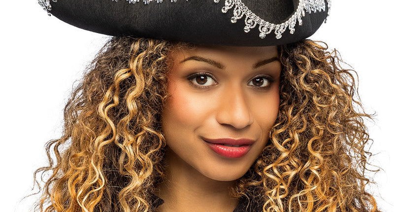 Piratenhoed Seraphine zwart Pirates