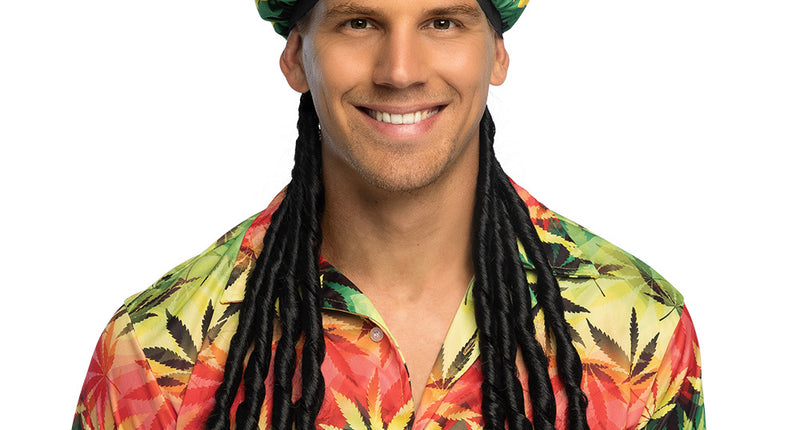 Muts Jamaica met Rasta haar dreads