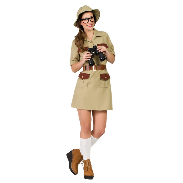 Kostuum Safari Jade jungle explorer dames