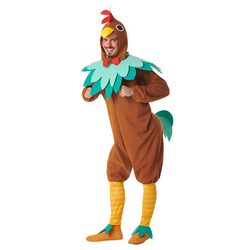 Kostuum El pollo loco kip onesie heren