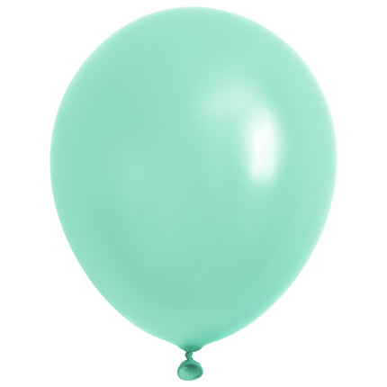 40 ballonnen Macaron Tiffany blauw 10 inch