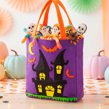 Tas trick-or-treat spookhuis close-up – verkleedkleding