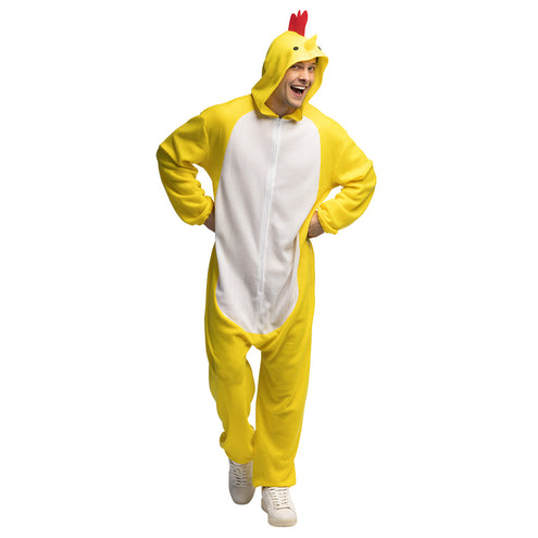 Tokkelende kip-jumpsuit met zakken