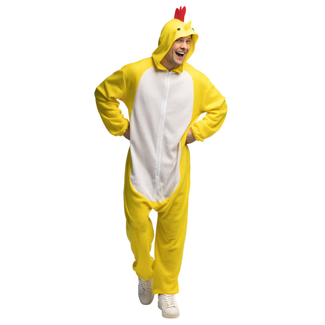 Tokkelende kip-jumpsuit met zakken