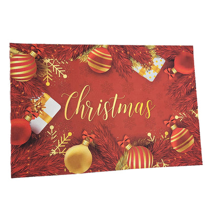 Christmas deurmat detail