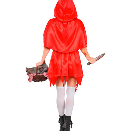 Zombie rode capelet jurk voor dames sfeerbeeld – kostuums