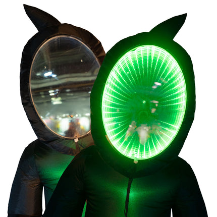 Opblaasbaar spook LED detail