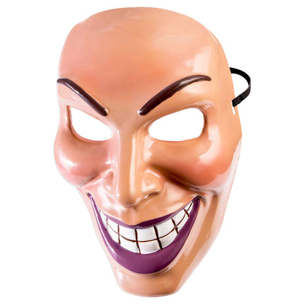 Masker glimlachend